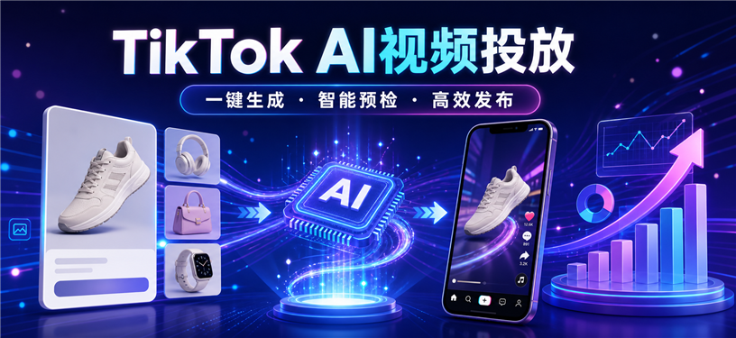 TikTok AI视频投放教程横幅