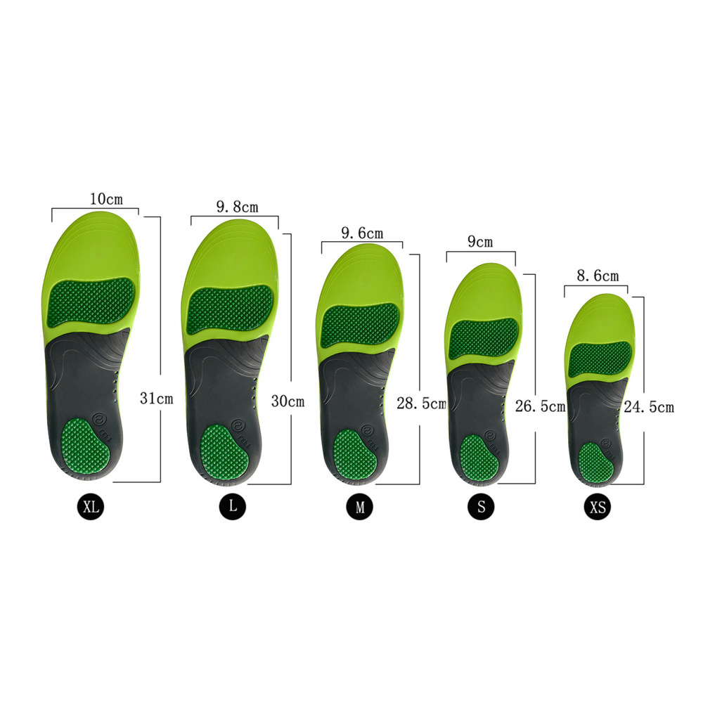 Orthopaedic Insoles For High Arch And Flat Feet Shock Absorption_voghion.com