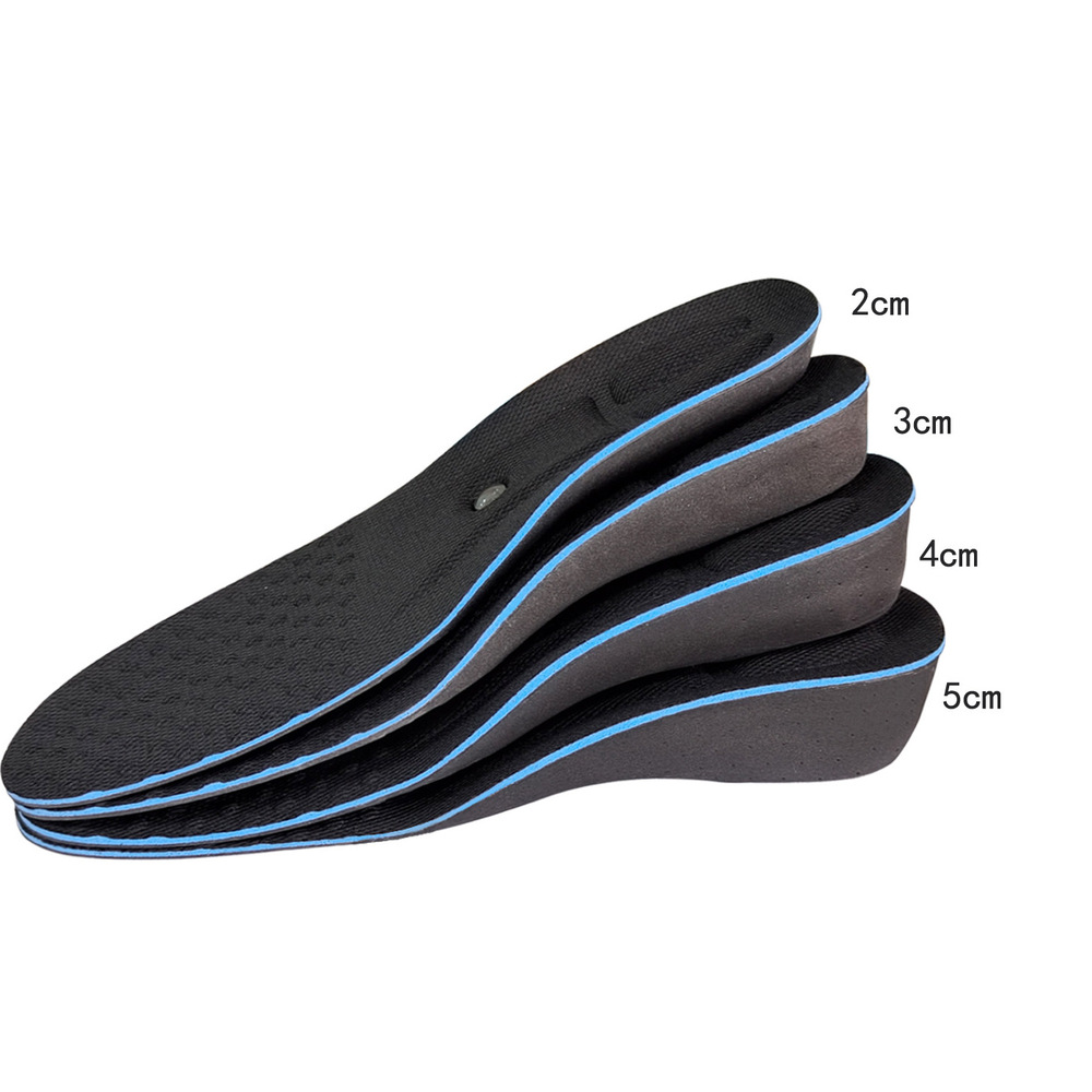 Invisible Memory Foam Height Increase Insoles For Shoes Pink_voghion.com