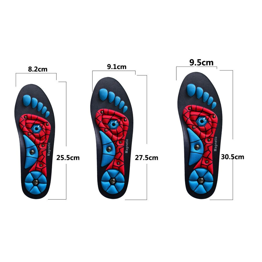 Magnetic Massage Insoles Arch Support Breathable Foot Pads_voghion.com