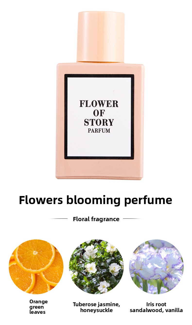 Novo conjunto de perfume feminino Flower Tale Of Things, caixa de presente com 4 peças, fragrância duradoura, perfume_voghion.com
