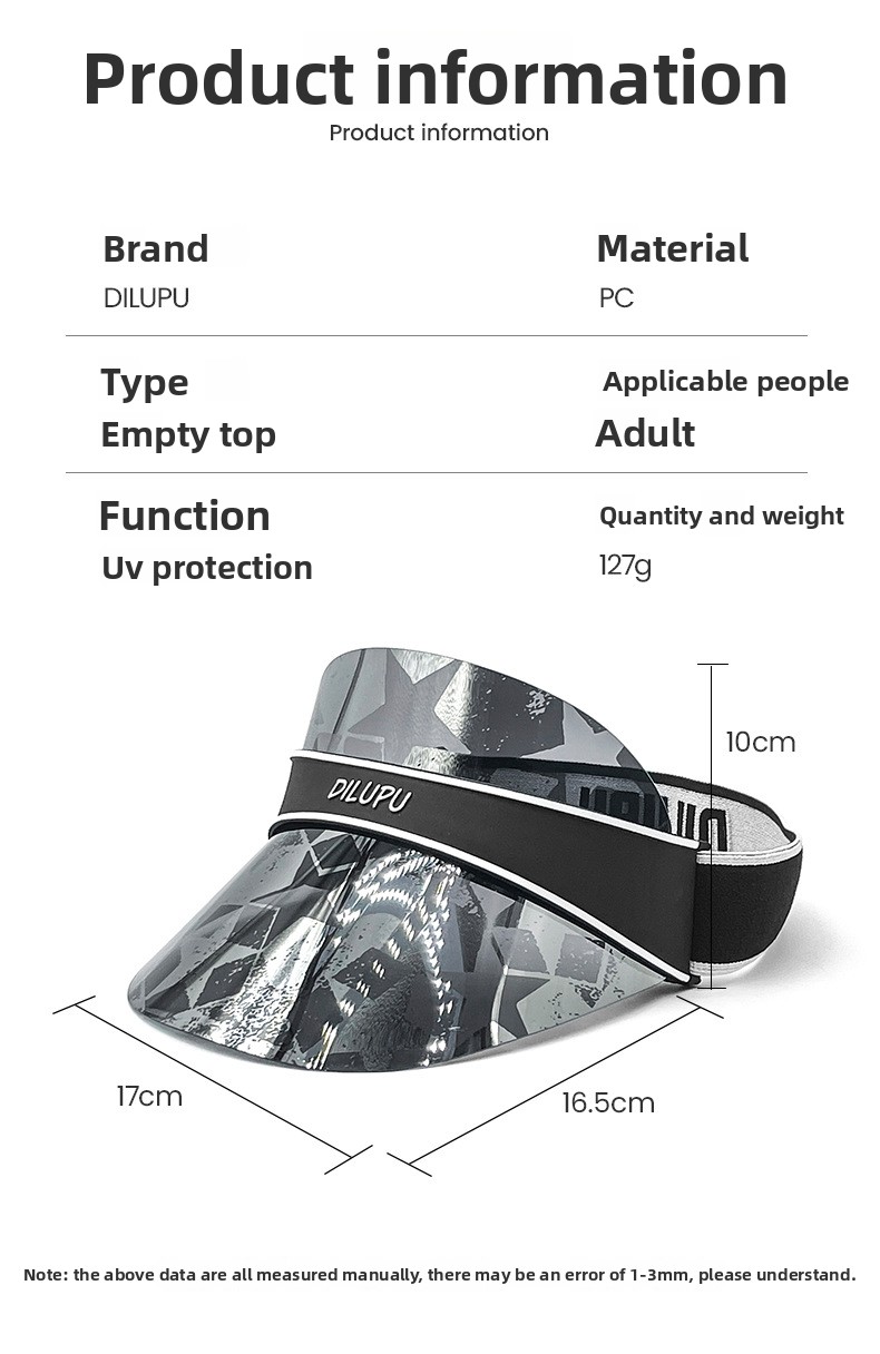 Women’s Uv Protection Sun Hat With Wide Visor For Face Shielding_voghion.com