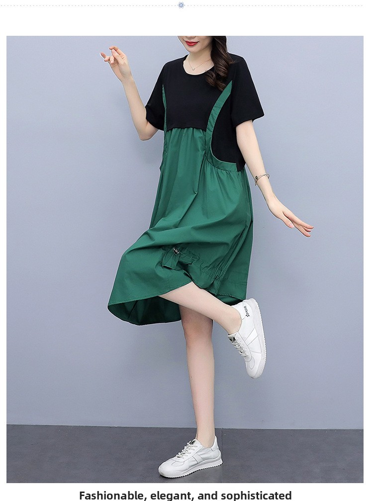 Damen Midikleid A-linie Trägerkleid Als Modisches Zweiteiler Set_voghion.com