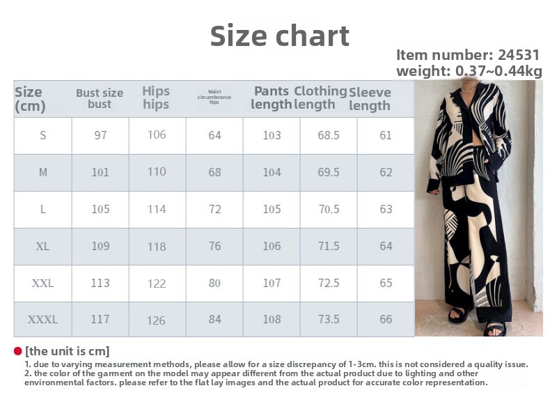 Elegant Women's Shirt And Pants Set With Personalized Graffiti_voghion.com