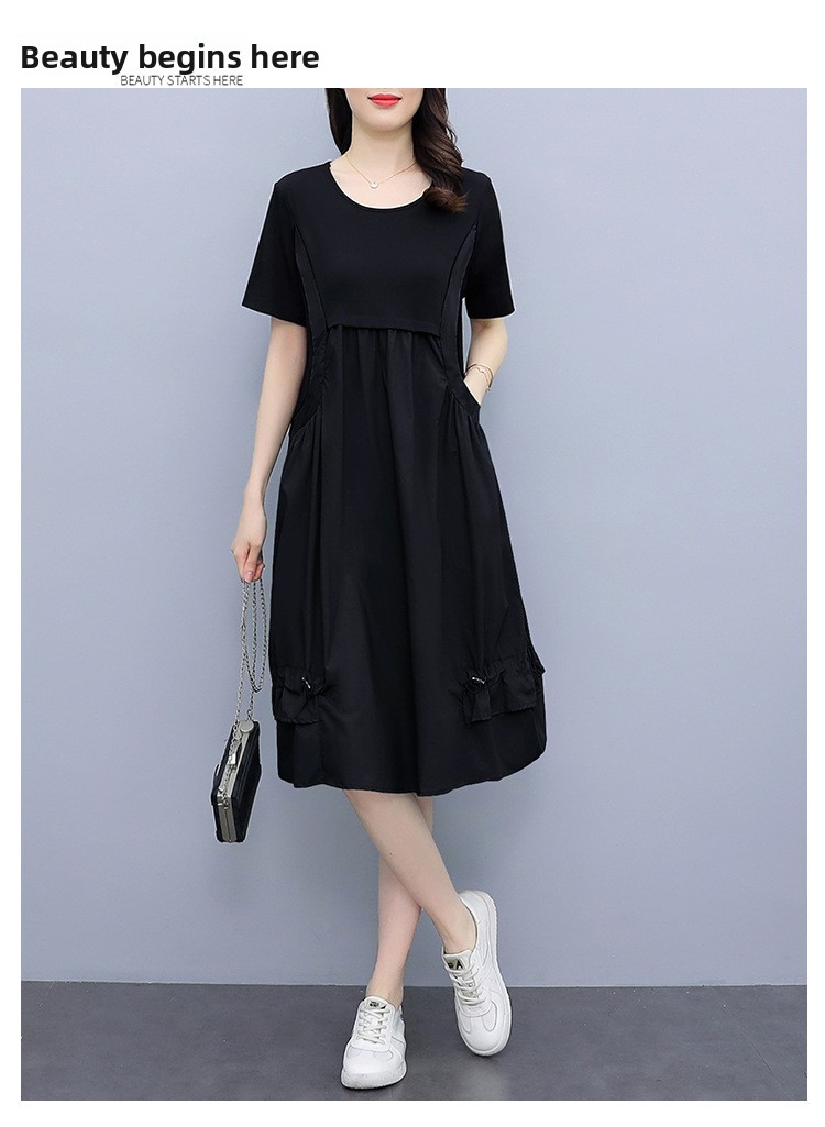 Damen Midikleid A-linie Trägerkleid Als Modisches Zweiteiler Set_voghion.com