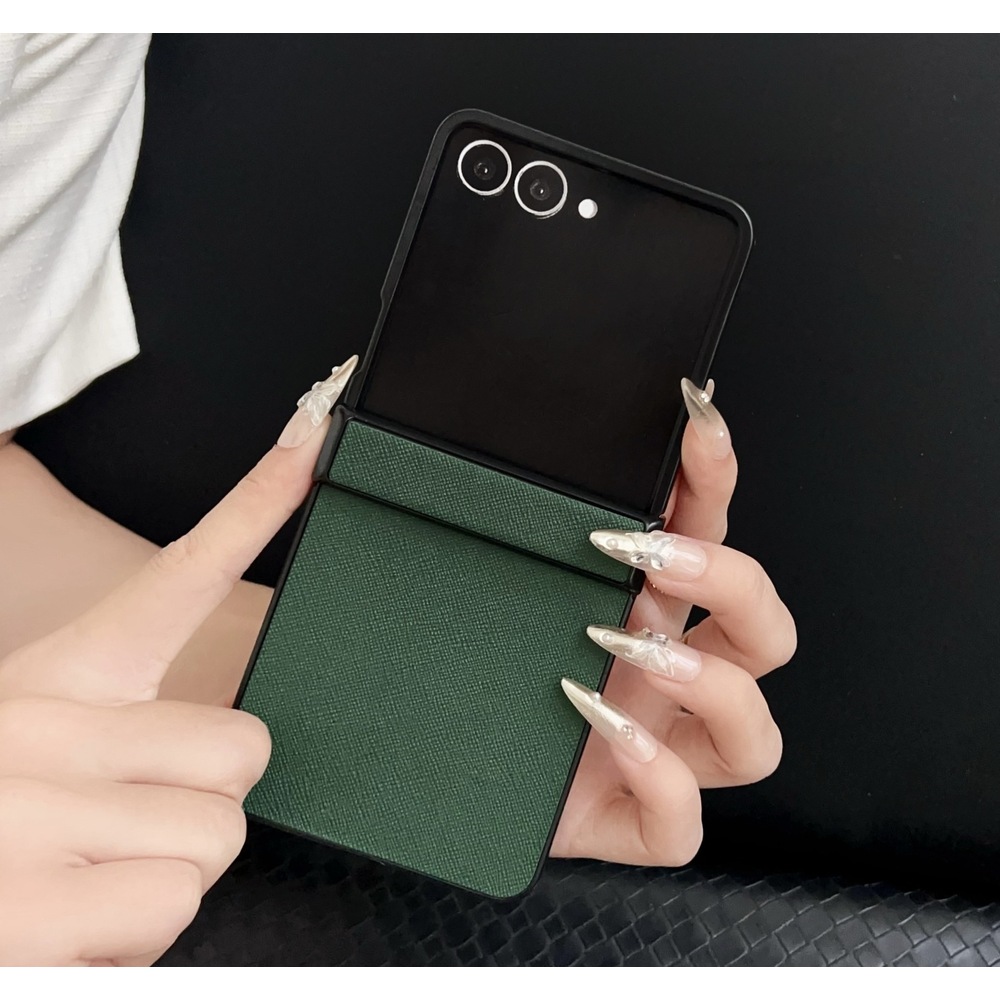 Solid Colour Protective Case For Samsung Galaxy Z Flip Foldable_voghion.com