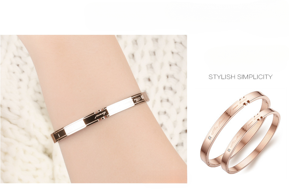 Bracciali di coppia alla moda per uomo e donna in acciaio_voghion.com