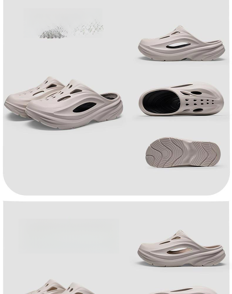 Sandali con fondo spesso, inodore, traspiranti. Scarpe da grotta per uomo, sandali estivi rialzati, antiscivolo_voghion.com