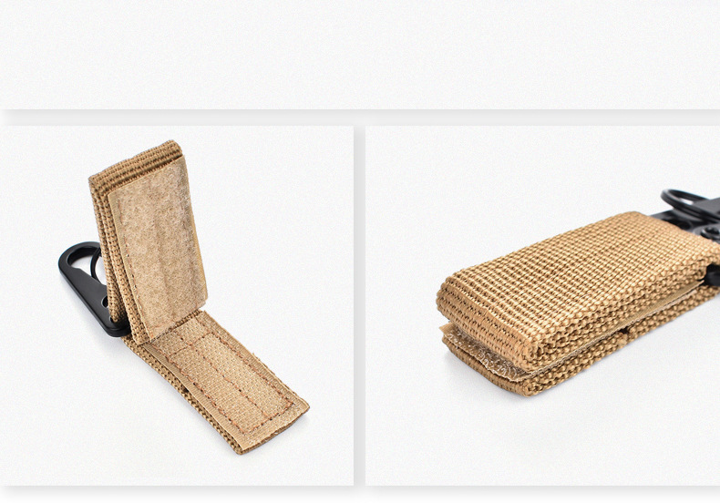 Nylon Webbing Mountaineering Hawksbill Hook Buckle Multifunctional Belt Keychain_voghion.com