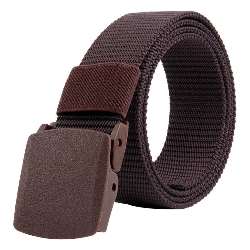 Outdoor Multifunctional Canvas Belt With Men's Tactical Nylon Student Military Training Belt, Security Checkable_voghion.com