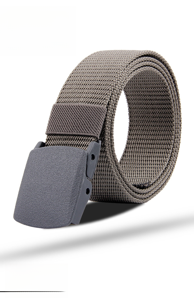 Outdoor Multifunctional Canvas Belt With Men's Tactical Nylon Student Military Training Belt, Security Checkable_voghion.com