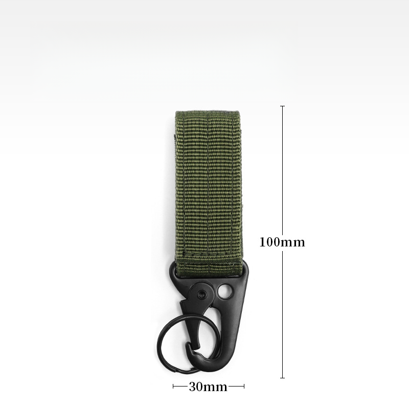 Udendørs Nylon Bånd Vandreture Hawksbill Hook Buckle Multifunktionel Bælte Nøglering_voghion.com