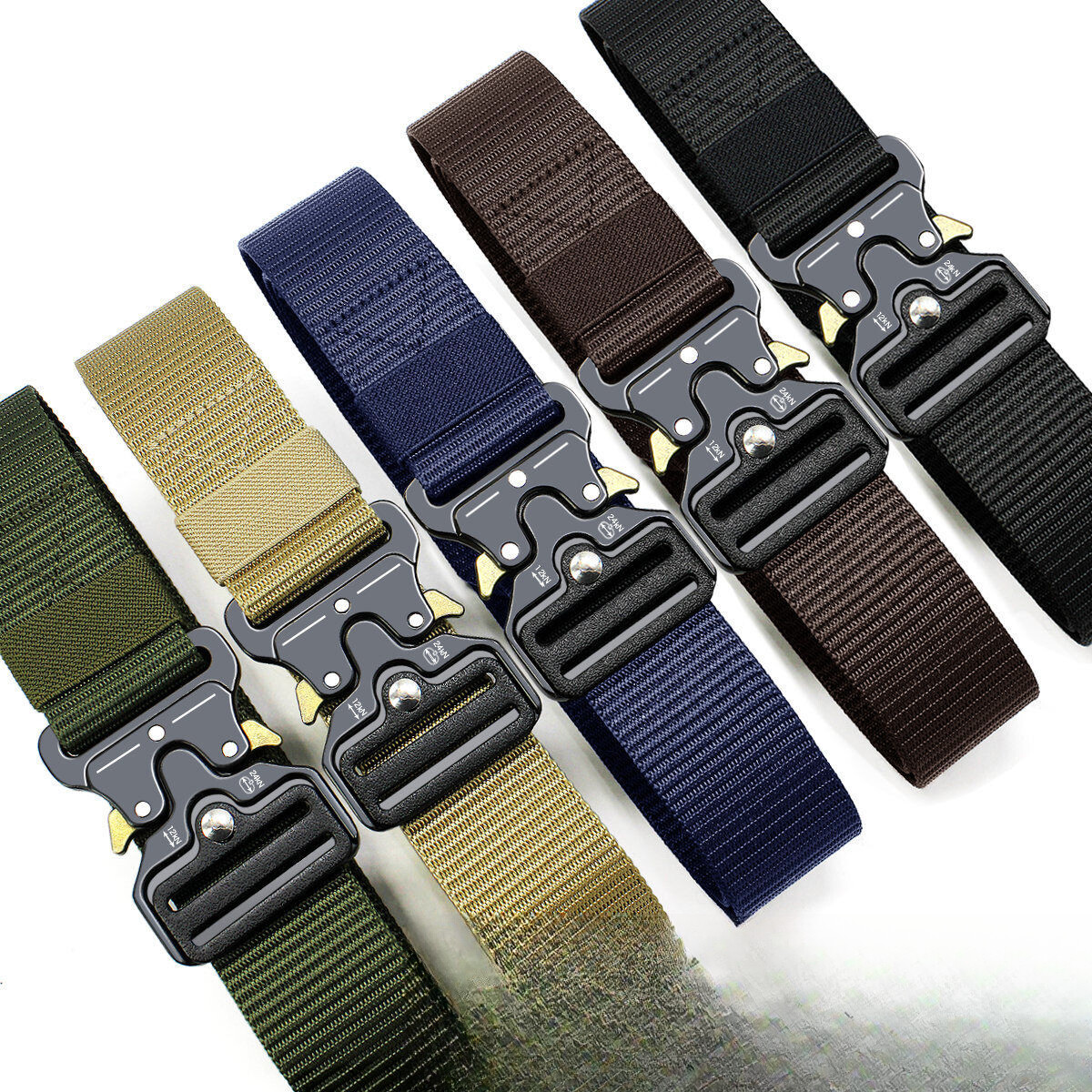 Cobra Tactical Buckle Nylon Men's Outdoor Sports Canvas Combat Inner Belt_voghion.com
