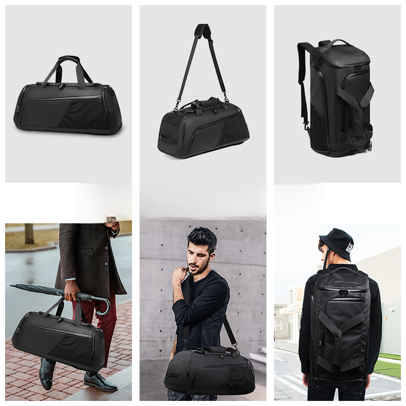 Borsa da viaggio Premium da uomo, con separazione tra asciutto e bagnato, zaino impermeabile di grande capacità per lavoro, sport_voghion.com