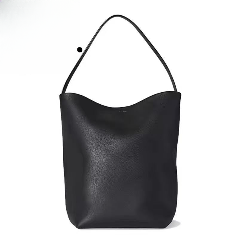 Eimerförmige, große Kapazität, weiches Leder, für Pendler, Damen-Schulterhandtasche_voghion.com