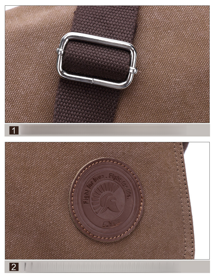 Nuova borsa a tracolla da uomo in tela coreana delle borse casual per studenti_voghion.com