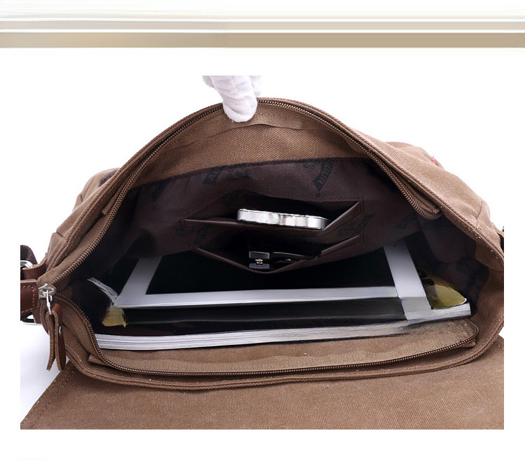 Nuova borsa a tracolla da uomo in tela coreana delle borse casual per studenti_voghion.com