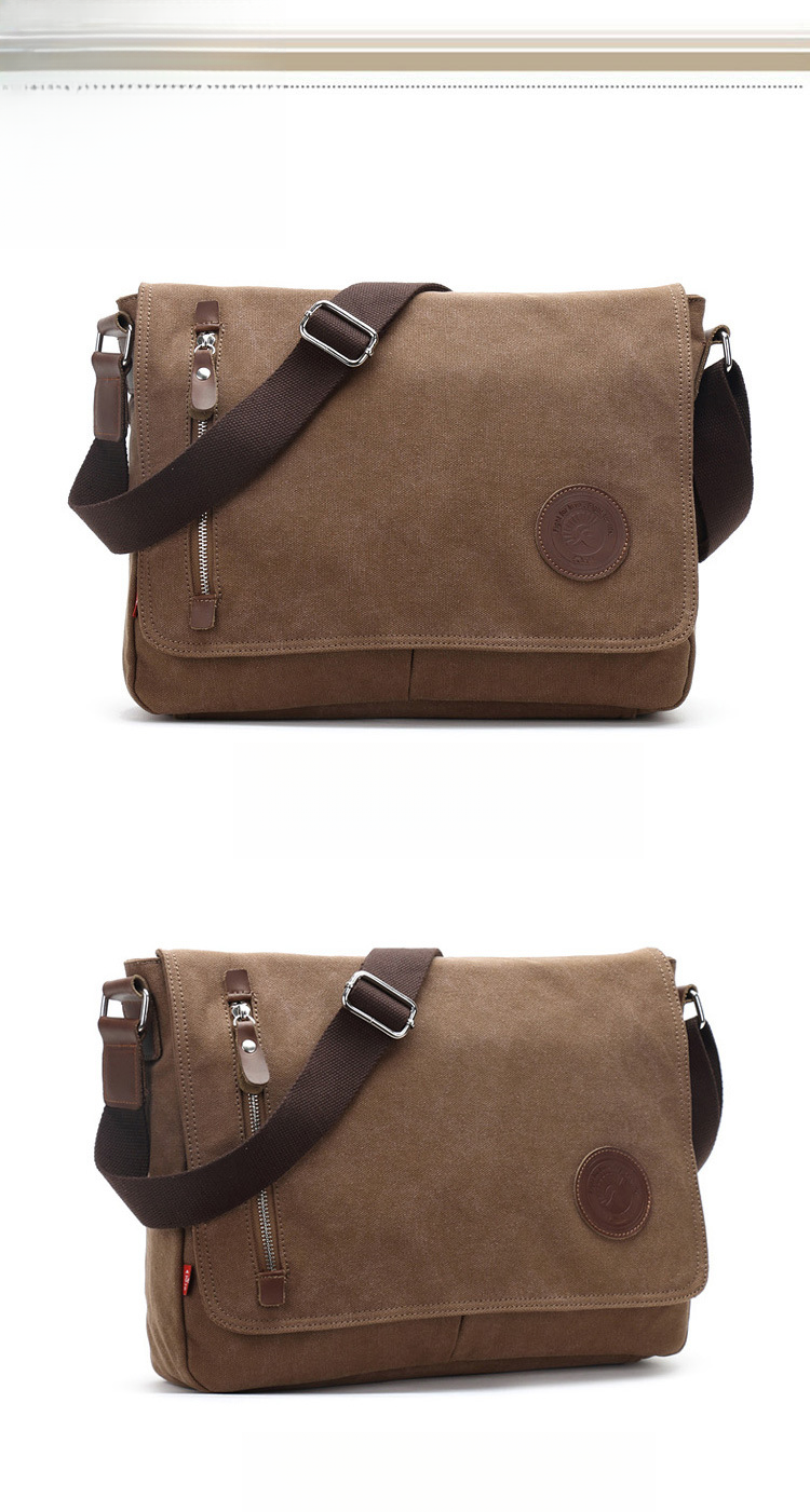 Nuova borsa a tracolla da uomo in tela coreana delle borse casual per studenti_voghion.com