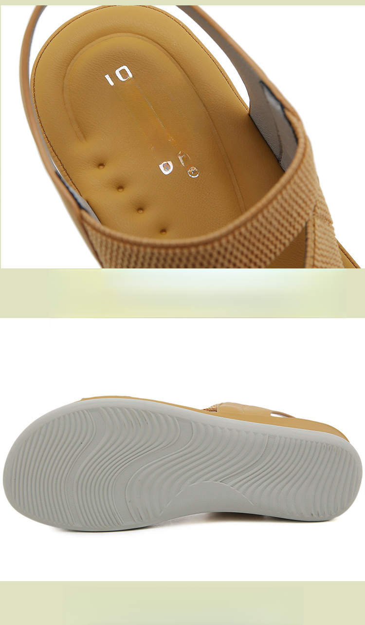 Sandali da spiaggia con fondo spesso alla moda da donna 2025_voghion.com