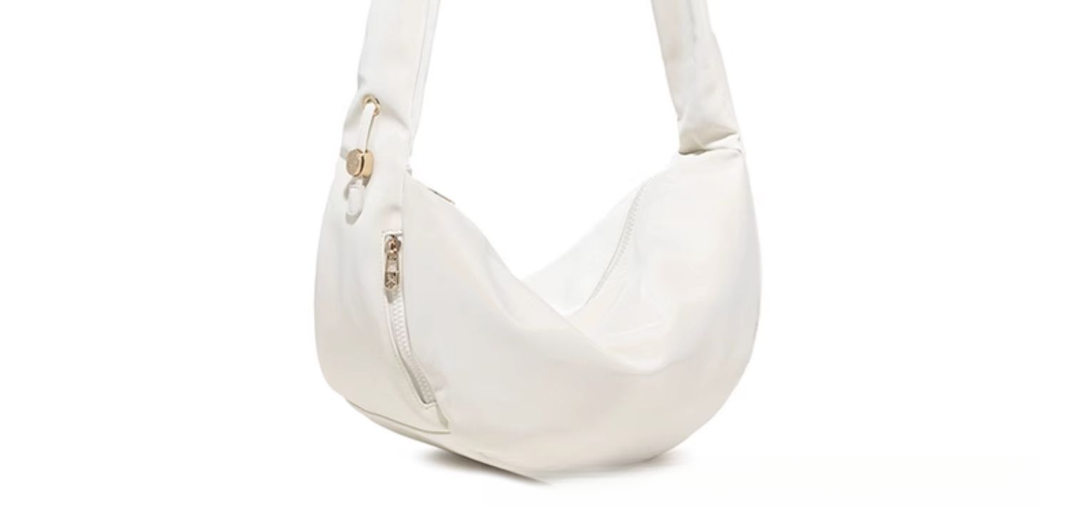 Borsa a tracolla tote hobo coreana media Saddle Dumpling 2025, nuova moda primavera ed estate, versatile, casual, quotidiana, semplice_voghion.com
