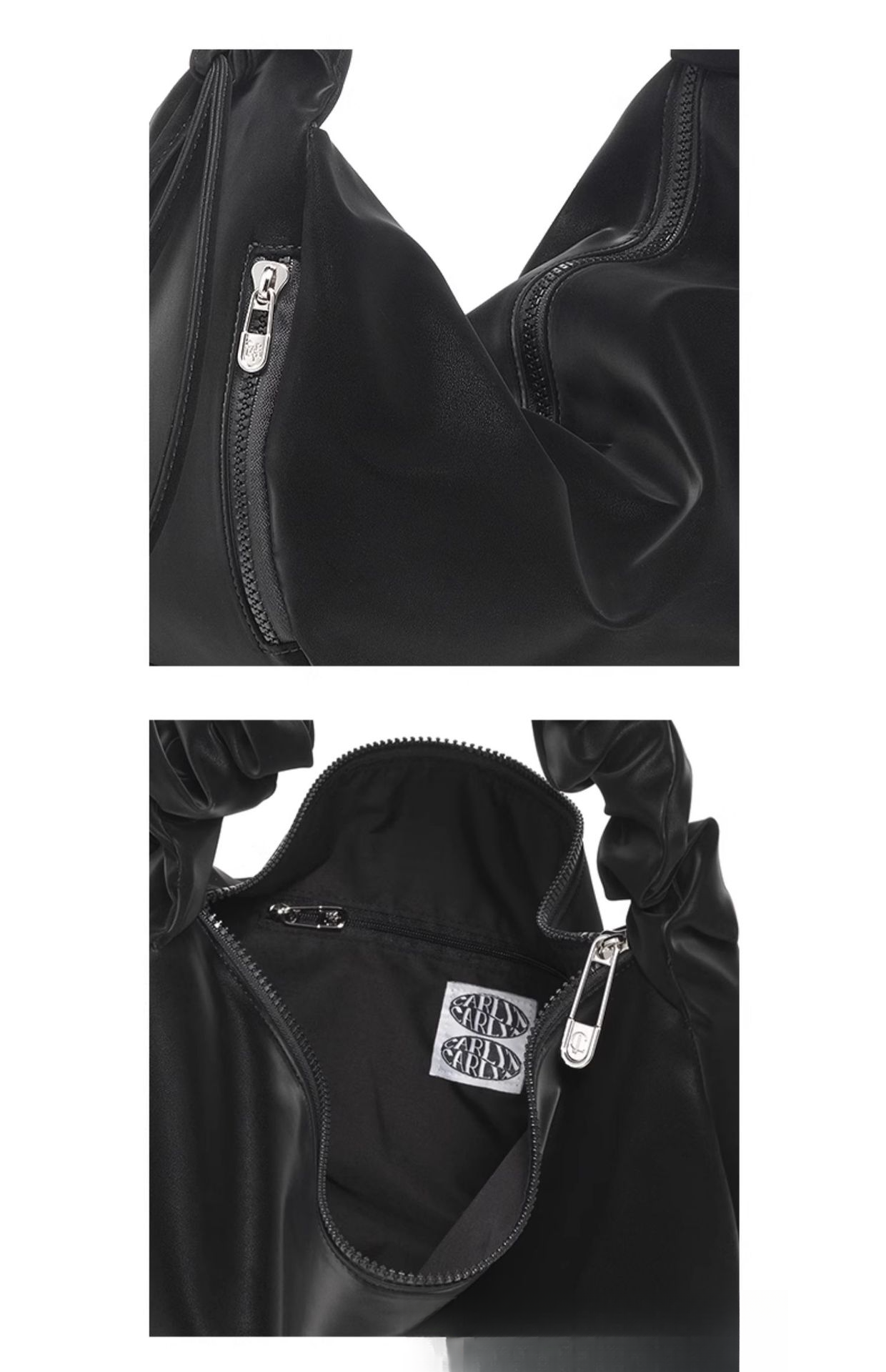 Borsa a tracolla tote hobo coreana media Saddle Dumpling 2025, nuova moda primavera ed estate, versatile, casual, quotidiana, semplice_voghion.com