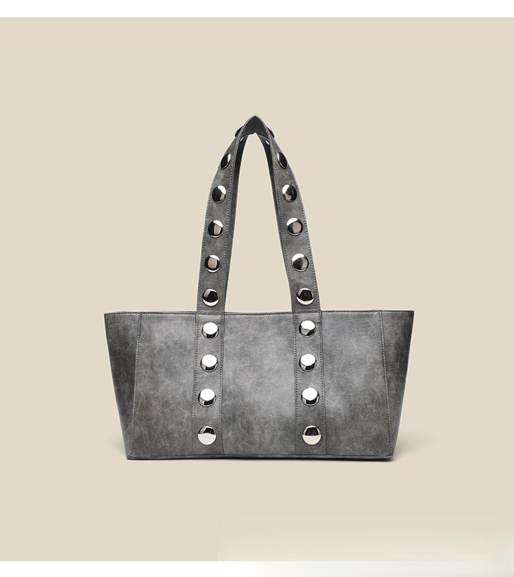 new Oil Waxed Leather Handbag Single Shoulder Elegant Multi-functional Commuter Women's Bag_voghion.com