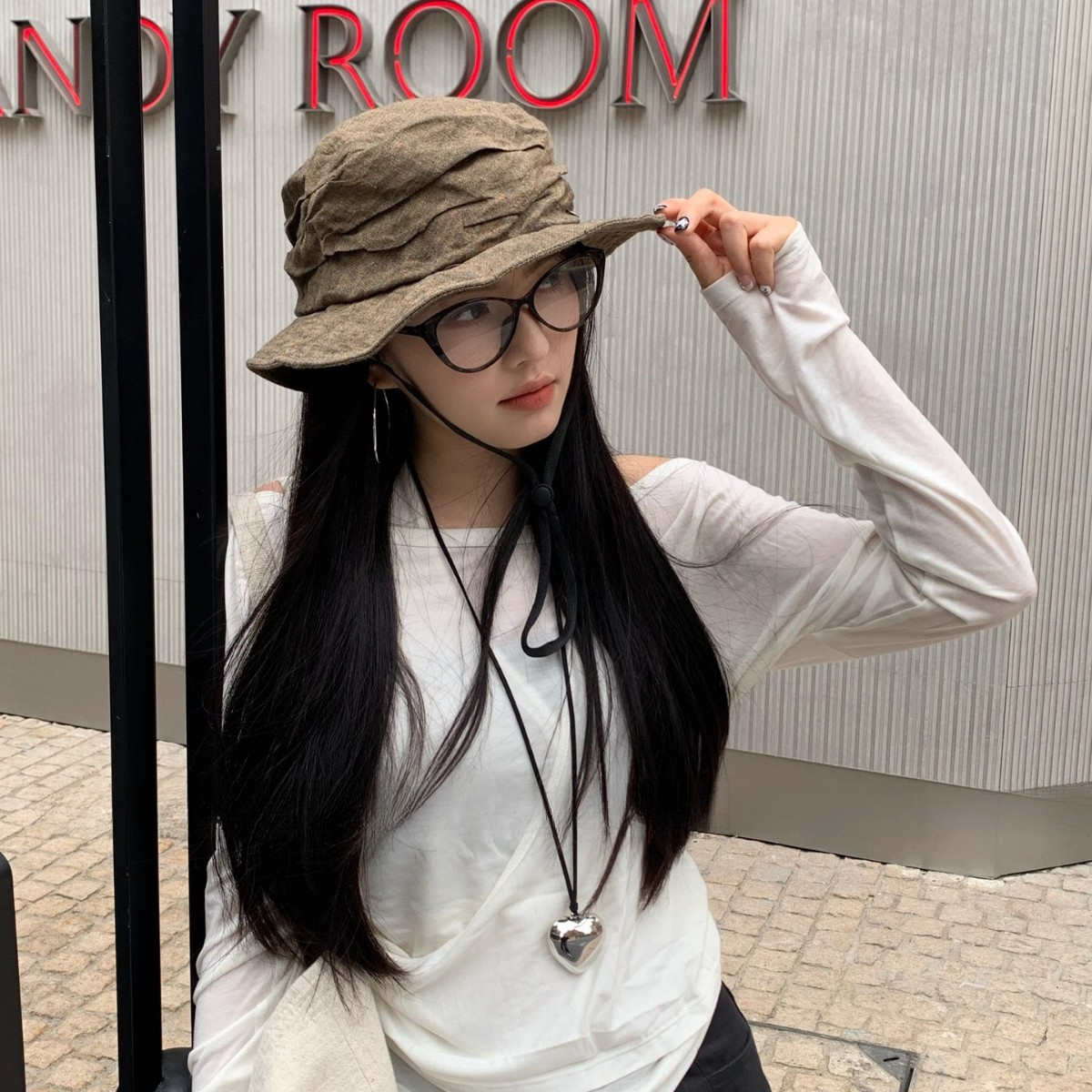 Multi-layered Pleated Fisherman-style Women's Sun Hat Made Of Cotton And Linen, Designed For Hiking. Multifunctional Design._voghion.com