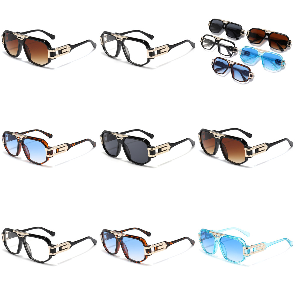 Herren-Instagram-Style, Streetfotografie, Laufsteg, Damen-Grenzüberschreitender Außenhandel, Neue moderne Retro-Sonnenbrillen_voghion.com