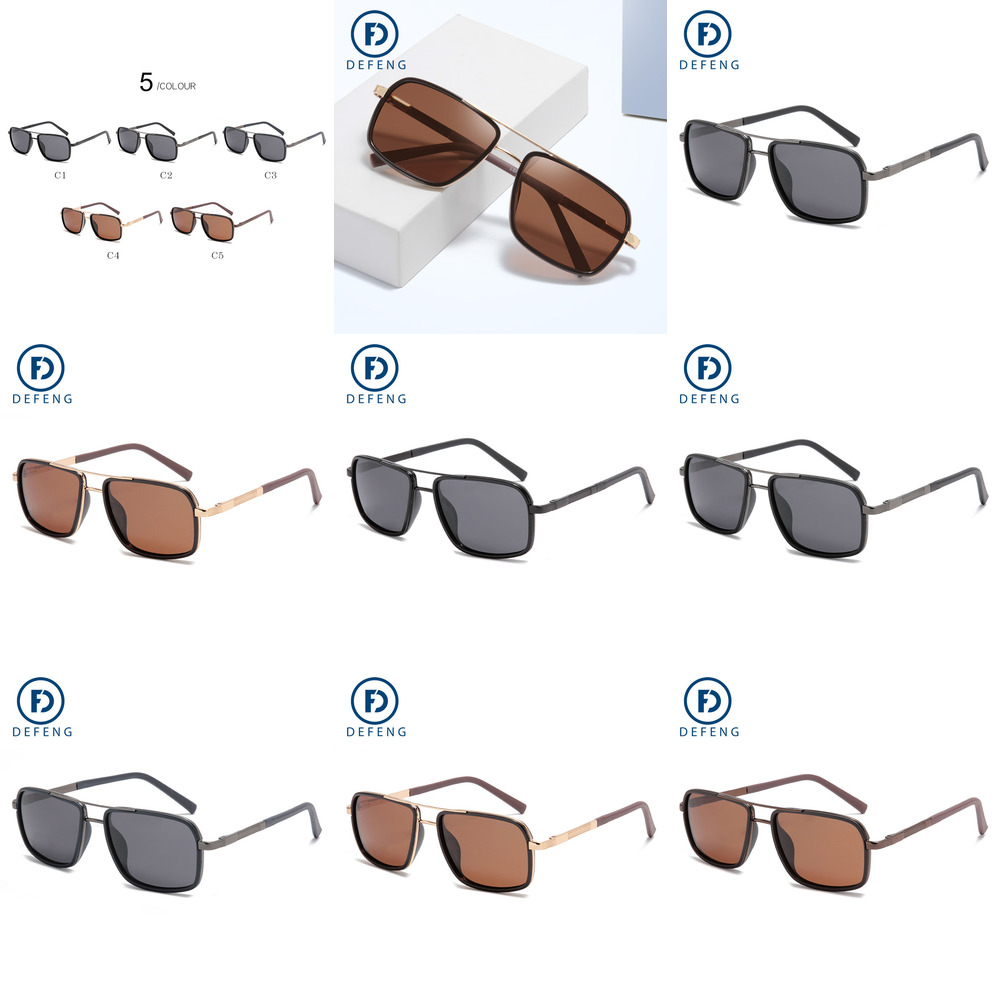 European And American Polarized Cross-border Sports Steampunk Double-bridge Sunglasses, Model LSP307_voghion.com