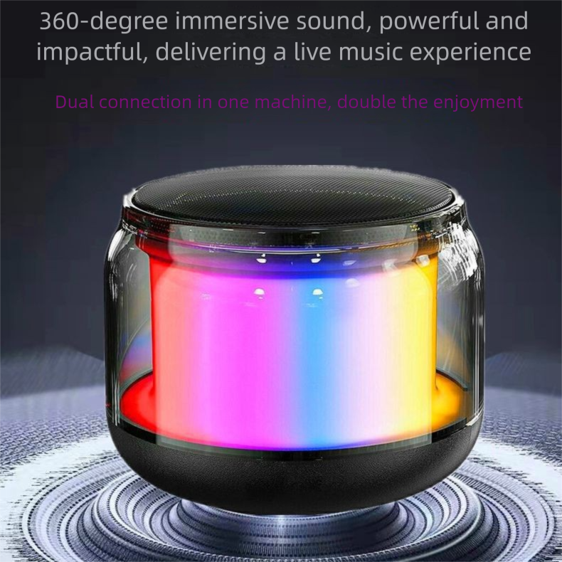 S100 Bluetooth Mini With Chinese And English Voice Prompts, Portable Desktop High Volume Rechargeable Speaker_voghion.com