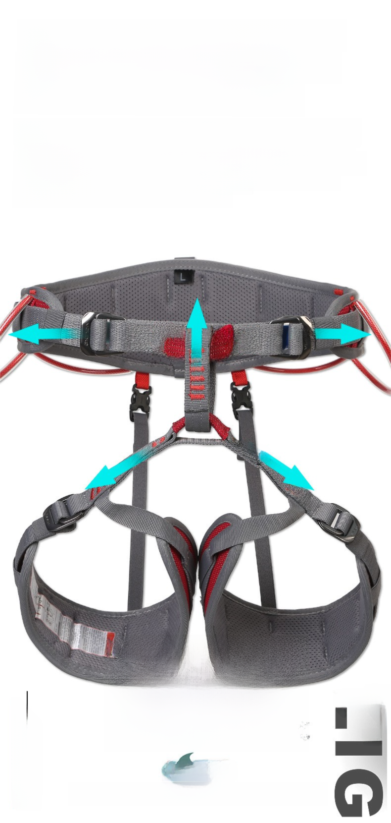 New Chinese Syle Comforable Muli-Funcional Fully Adjusable Mounaineering Rock Climbing Rappelling Safey_voghion.com