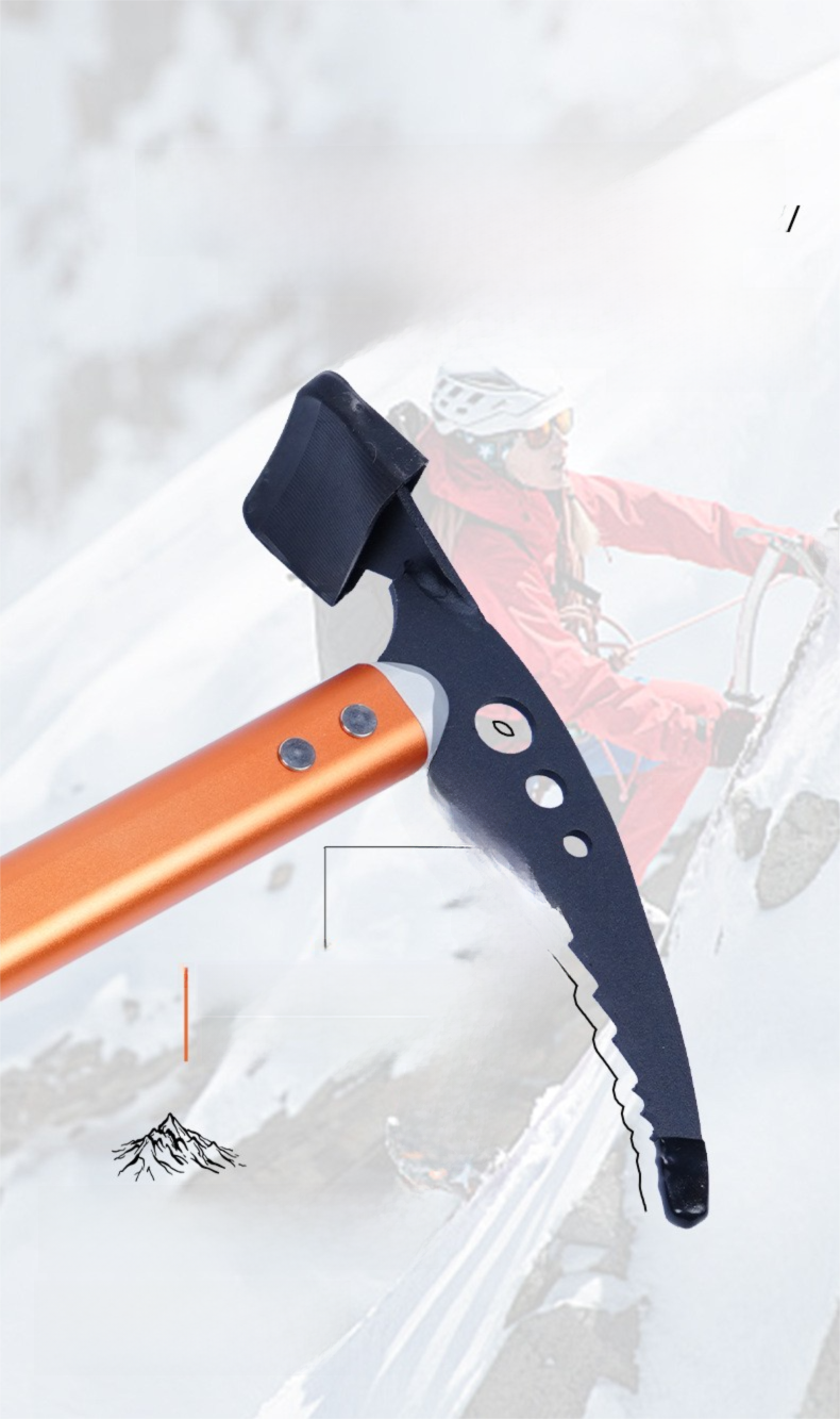 Axe Equipment Aluminum Alloy Pick Walking Outdoor Ice Snow Mountain Climbing Supplies_voghion.com