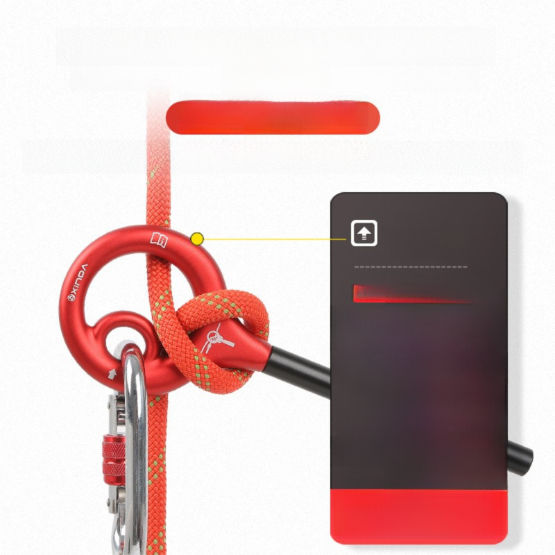 Xinda 9-Word 8-Word Ring Upgraded Rapid Equipment Climbing Gear Slow Rope Descender_voghion.com