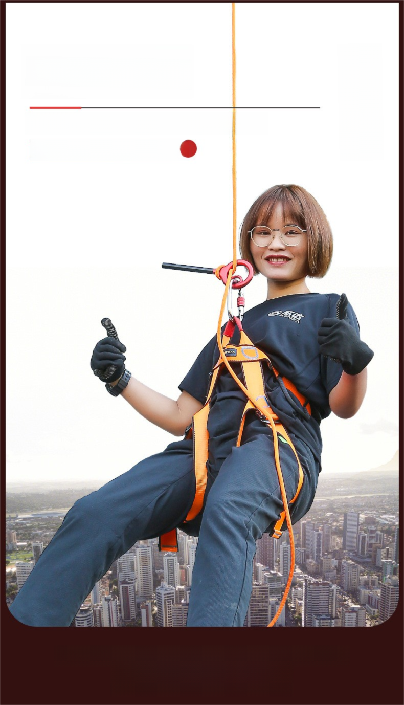 Xinda 9-Word 8-Word Ring Upgraded Rapid Equipment Climbing Gear Slow Rope Descender_voghion.com