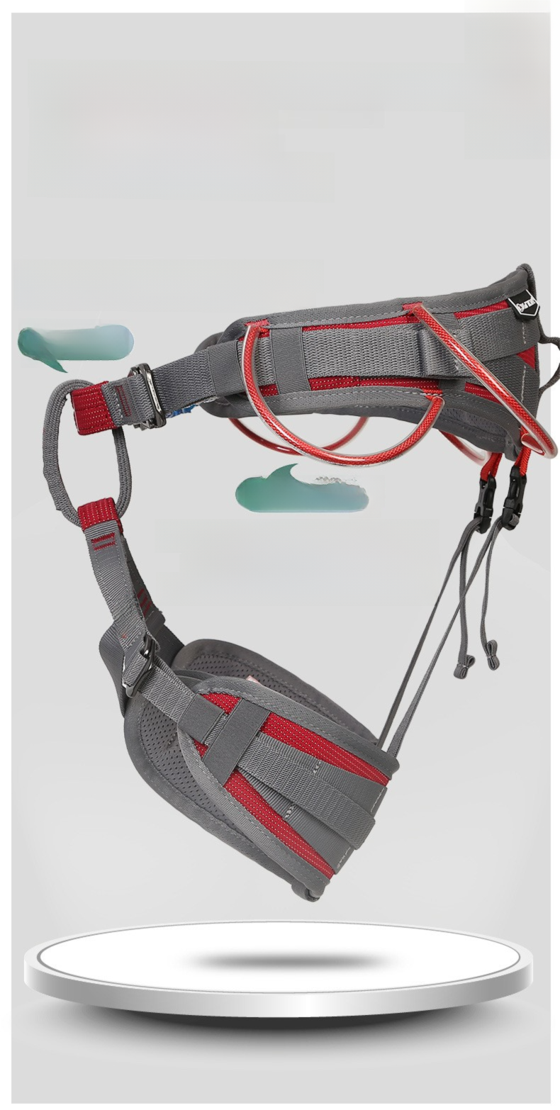 New Chinese Syle Comforable Muli-Funcional Fully Adjusable Mounaineering Rock Climbing Rappelling Safey_voghion.com
