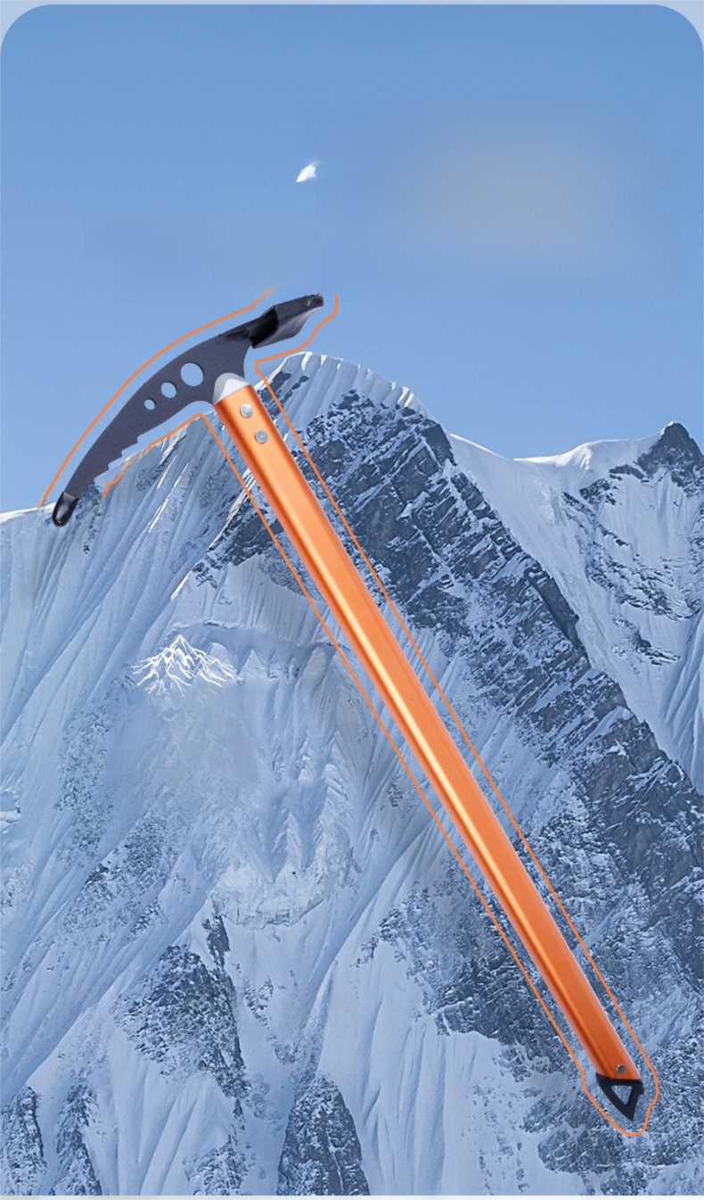 Axe Equipment Aluminum Alloy Pick Walking Outdoor Ice Snow Mountain Climbing Supplies_voghion.com
