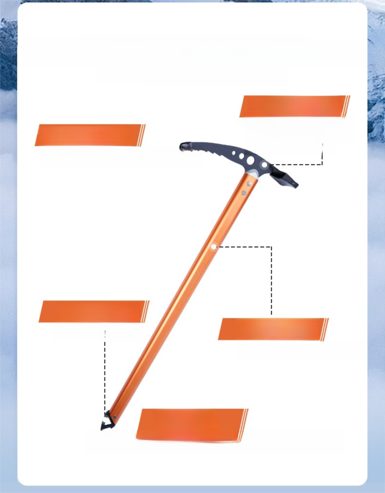 Axe Equipment Aluminum Alloy Pick Walking Outdoor Ice Snow Mountain Climbing Supplies_voghion.com