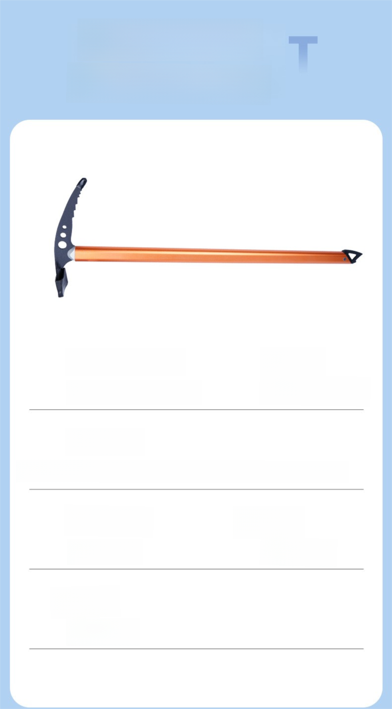 Axe Equipment Aluminum Alloy Pick Walking Outdoor Ice Snow Mountain Climbing Supplies_voghion.com