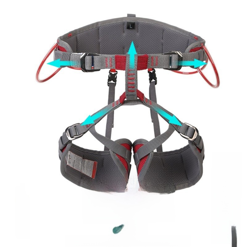 New Chinese Syle Comforable Muli-Funcional Fully Adjusable Mounaineering Rock Climbing Rappelling Safey_voghion.com