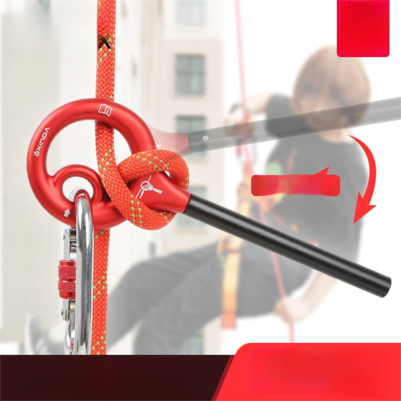 Xinda 9-Word 8-Word Ring Upgraded Rapid Equipment Climbing Gear Slow Rope Descender_voghion.com