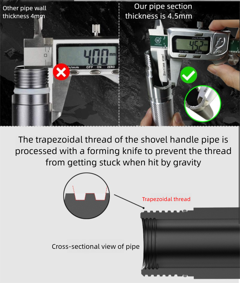 Multifunctional Outdoor Camping Folding Car-mounted Extended Military Shovel And Axe Set_voghion.com