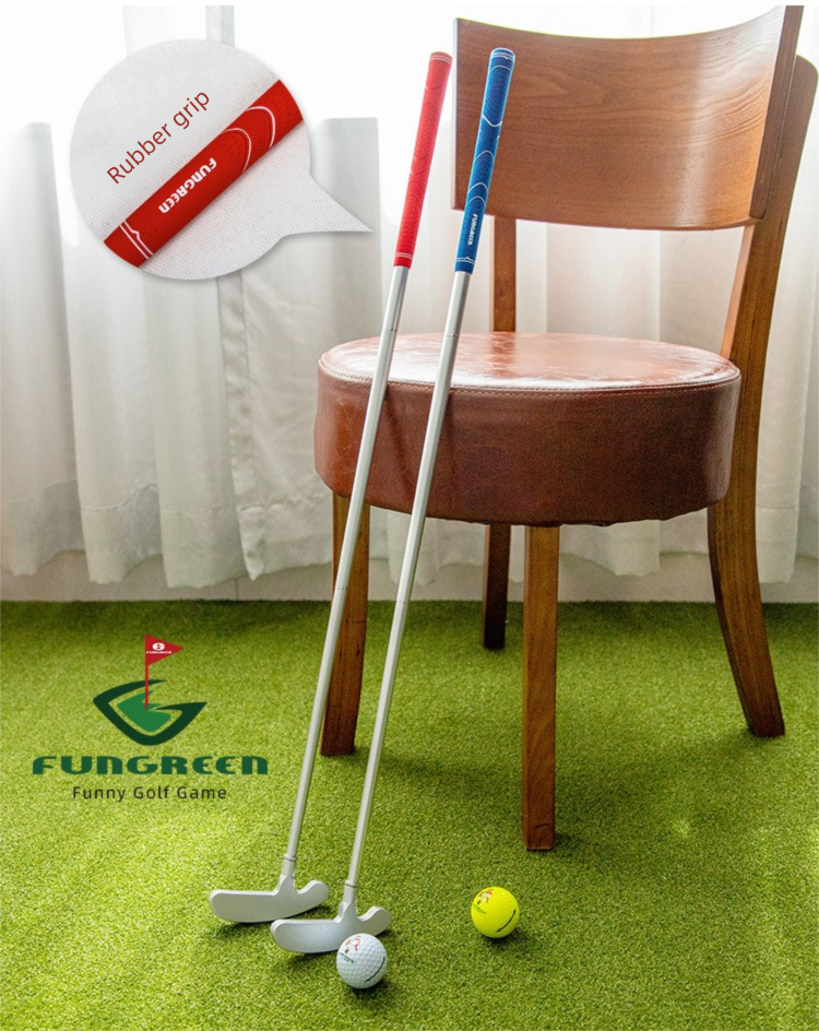 Three Section Clubs Aluminum Alloy Portable Beginner Practice Putter Golf Clubs_voghion.com