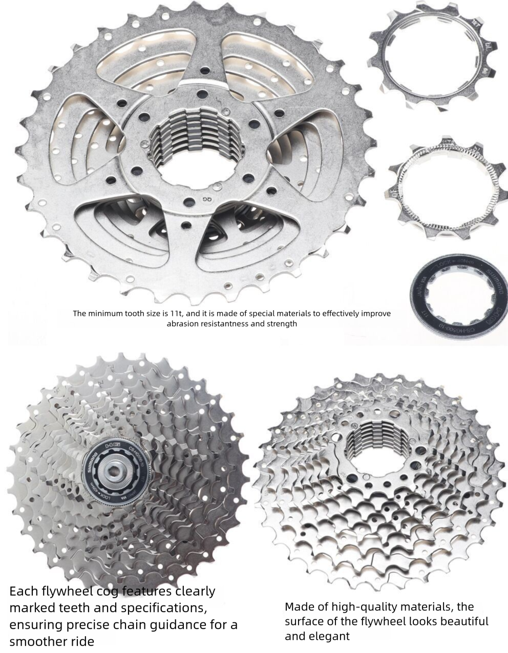 SHIMANO Shimano HG500-10 Road Mountain Bike 10 30 Velocità Volano HG50-10_voghion.com