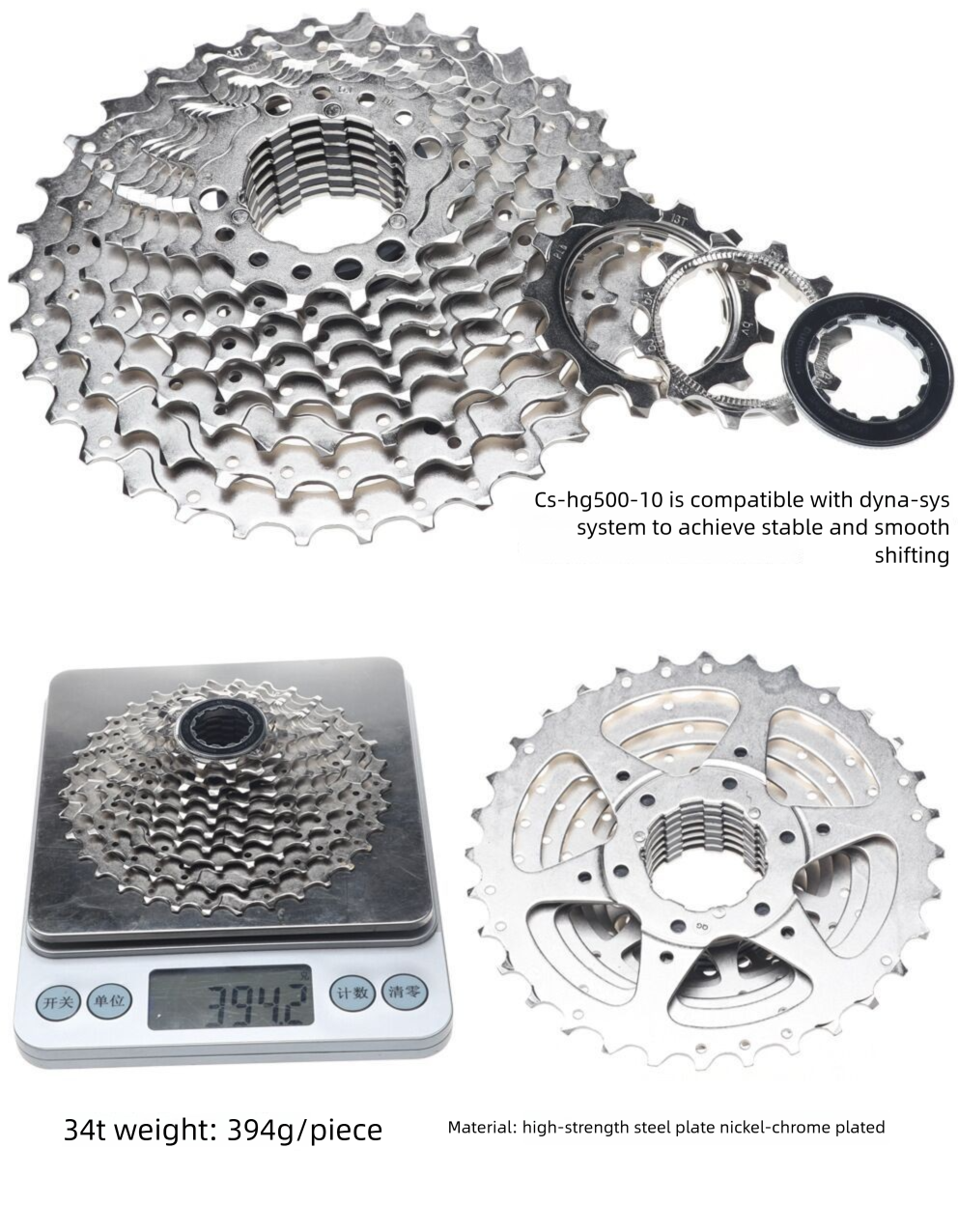 SHIMANO Shimano HG500-10 Road Mountain Bike 10 30 Velocità Volano HG50-10_voghion.com