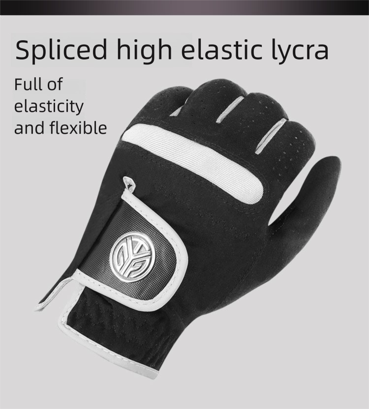 Herren Ultrafeinfasertuch Bequeme, atmungsaktive, langlebige Golfhandschuhe Einzelstück Austauschbar_voghion.com