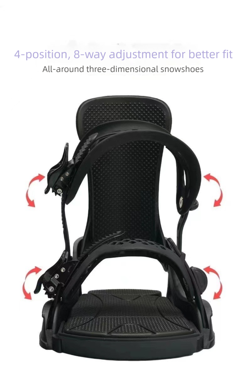 Dan Hong Bindings For Men And Women, Snowboard Strap Bindings, All-Terrain Freestyle Traditional Style_voghion.com