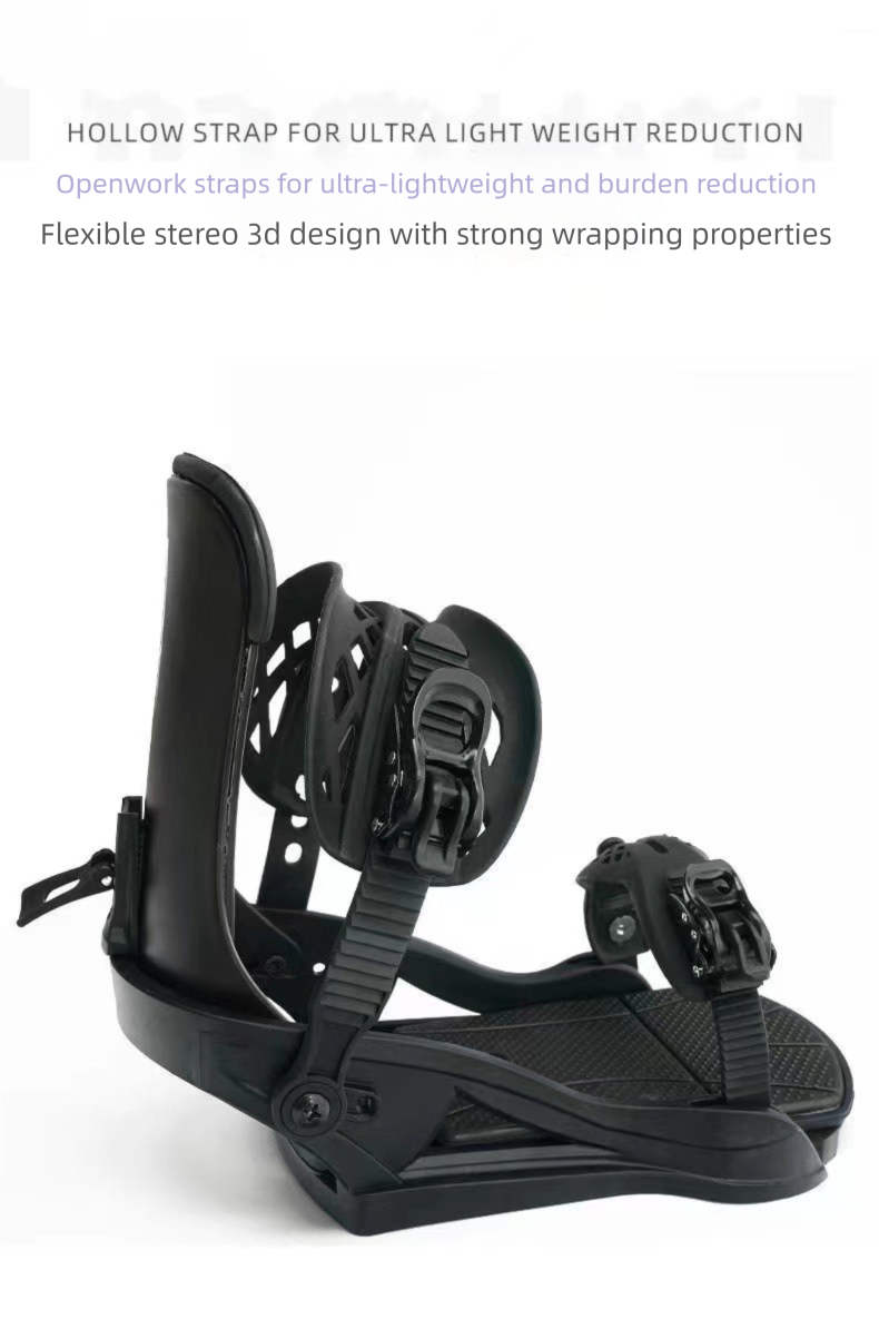 Dan Hong Bindings For Men And Women, Snowboard Strap Bindings, All-Terrain Freestyle Traditional Style_voghion.com