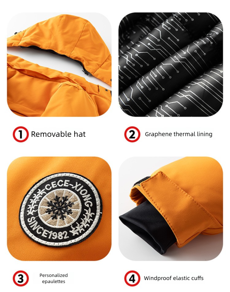 Conjunto de traje para niña, chaqueta y pantalones de esquí Bos' para exteriores, forrados con forro polar, impermeables, resistentes al viento y al agua._voghion.com