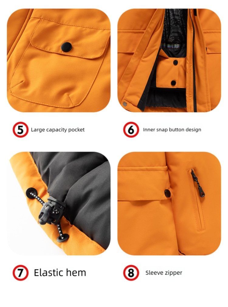 Conjunto de traje para niña, chaqueta y pantalones de esquí Bos' para exteriores, forrados con forro polar, impermeables, resistentes al viento y al agua._voghion.com