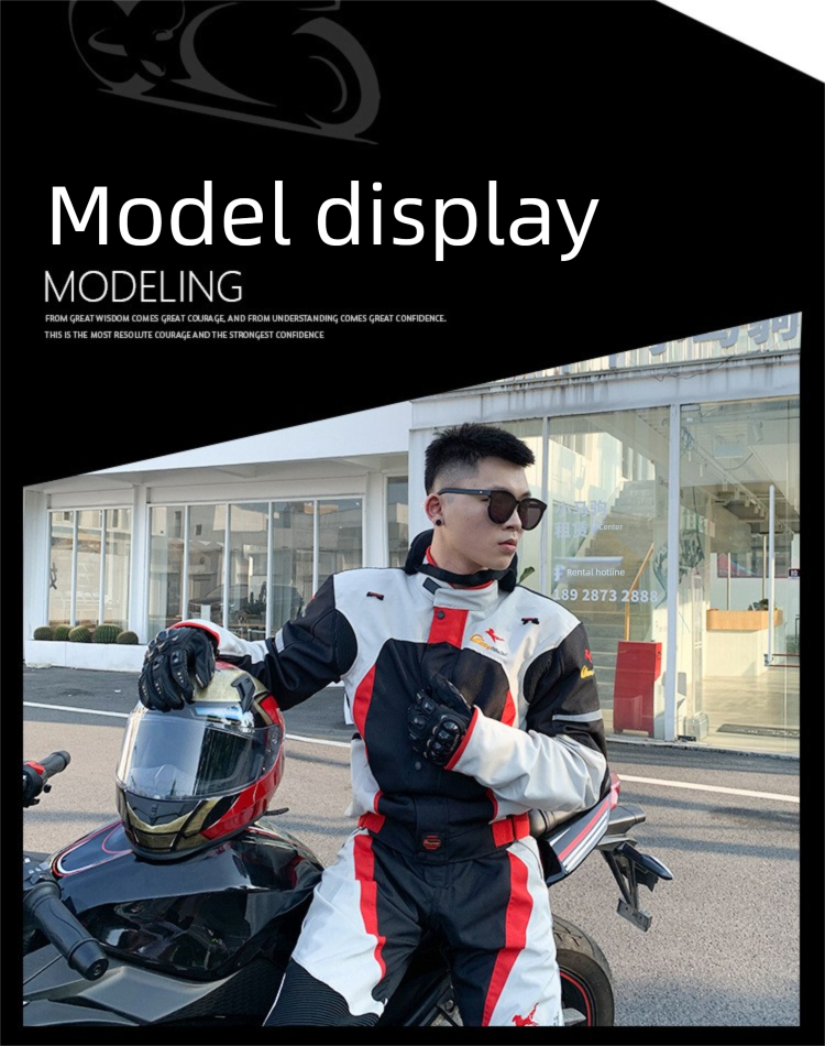 Reitset Herren, Sommer Wasserdicht, Anti-Fall, Warm, Geeignet Für Motorräder Und Geländeräder, Vier Jahreszeiten Motorrad_voghion.com